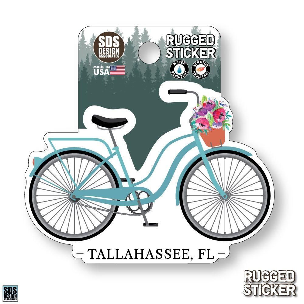  Ahs | Seasons Design Tallahassee Bike 3.25  Decal | Alumni Hall