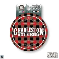  Ahs | Seasons Design Charleston Buffalo Check 3.25  Decal | Alumni Hall