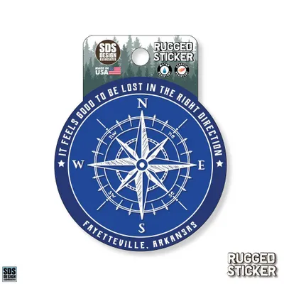  Ahs | Seasons Design Fayetteville Compass 3.25  Decal | Alumni Hall