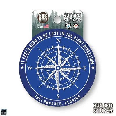  Ahs | Seasons Design Tallahassee Compass 3.25  Decal | Alumni Hall