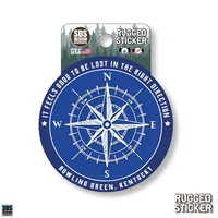  Ahs | Seasons Design Bowling Green Compass 3.25  Decal | Alumni Hall