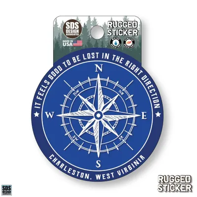  Ahs | Seasons Design Charleston Compass 3.25  Decal | Alumni Hall