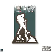  Ahs | Seasons Design Chapel Hill Female Hiker 3.25  Decal | Alumni Hall