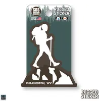  Ahs | Seasons Design Charleston Female Hiker 3.25  Decal | Alumni Hall