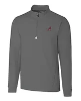 Bama | Alabama Cutter & Amp ; Buck Big Tall Traverse Half Zip Pullover Alumni Hall