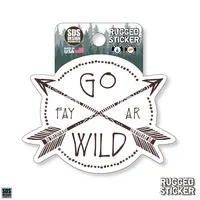  Ahs | Seasons Design Fayetteville Go Wild 3.25  Decal | Alumni Hall