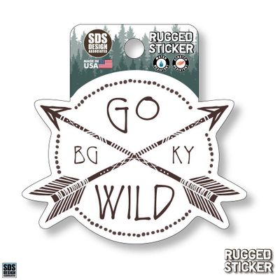  Ahs | Seasons Design Bowling Green Go Wild 3.25  Decal | Alumni Hall