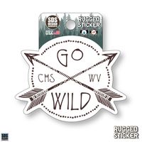  Ahs | Seasons Design Charleston Go Wild 3.25  Decal | Alumni Hall