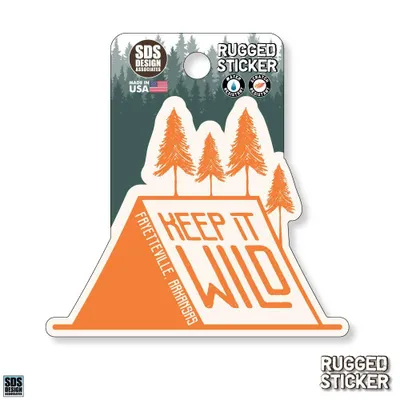 Ahs | Seasons Design Fayetteville Keep It Wild 3.25 Decal | Alumni Hall