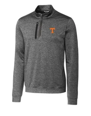 Vols | Tennessee Cutter & Amp ; Buck Big Tall Stealth Half Zip Pullover Alumni Hall