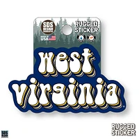 Seasons Design West Virginia Stacked Bubble 3.25