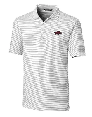 Arkansas Cutter & Buck Big Tall Forge Pencil Stripe Polo