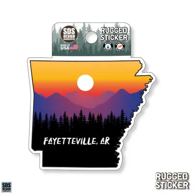  Ahs | Seasons Design Fayetteville State Sunset 3.25  Decal | Alumni Hall