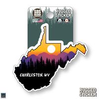  Ahs | Seasons Design Charleston State Sunset 3.25  Decal | Alumni Hall