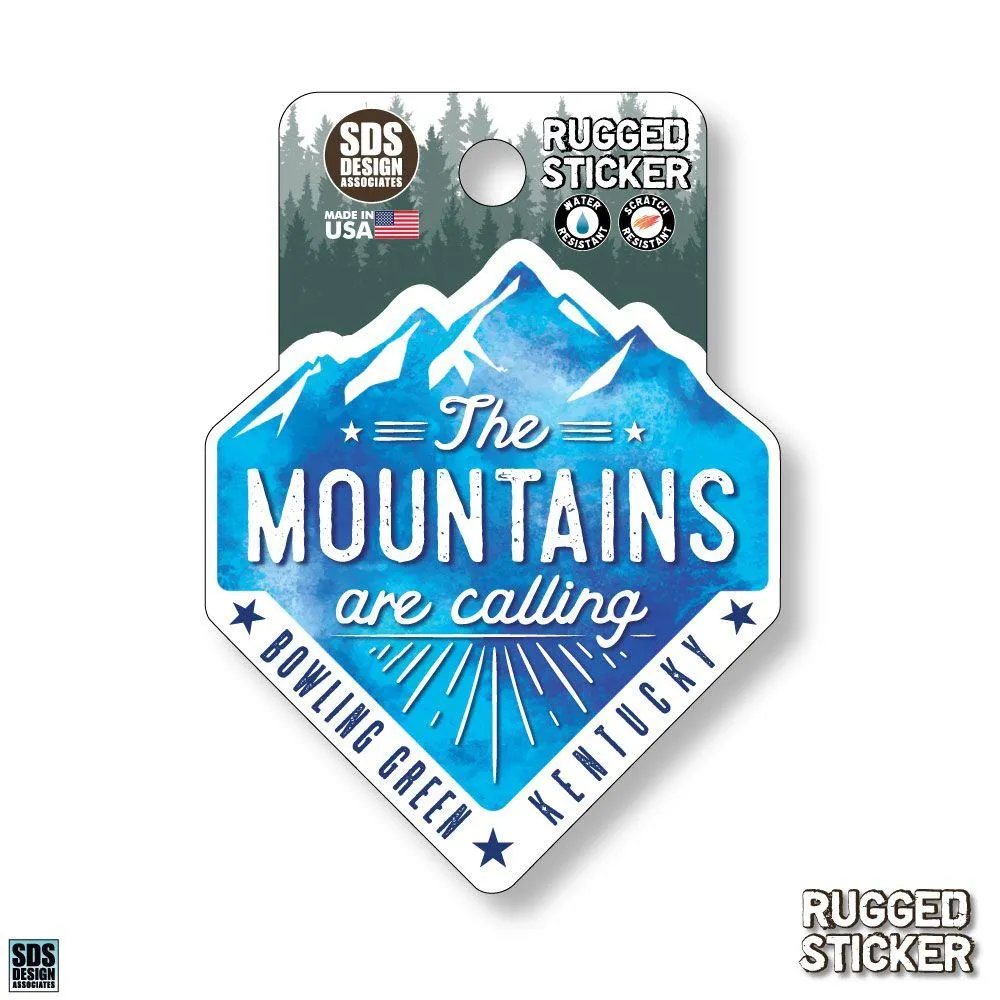  Ahs | Seasons Design Bowling Green The Mountains Are Calling 3.25  Decal | Alumni Hall