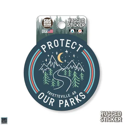  Ahs | Seasons Design Fayetteville Protect Our Parks 3.25  Decal | Alumni Hall