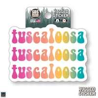  Ahs | Seasons Design Tuscaloosa Rainbow 3.25  Decal | Alumni Hall