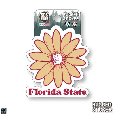  Ahs | Seasons Design Florida State School Daisy 3.25  Decal | Alumni Hall