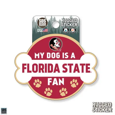  Fsu | Florida State Seasons Design My Dog Is A Fan 3.25  Decal | Alumni Hall