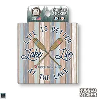  Ahs | Seasons Design Tuscaloosa Life Is Better At The Lake 3.25  Decal | Alumni Hall