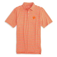 Clemson | Southern Tide Ryder Stripe Performance Polo Alumni Hall