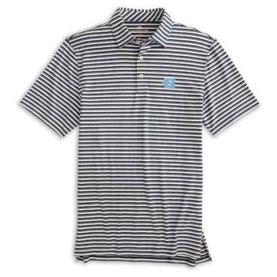 Unc | Southern Tide Ryder Stripe Performance Polo Alumni Hall