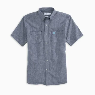 Unc | Southern Tide Dock Chambray Shirt Alumni Hall