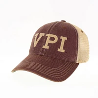 Virginia Tech Legacy Vault VPI Logo Trucker Hat