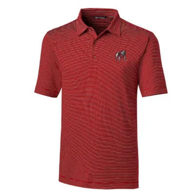 Dawgs | Georgia Cutter & Amp ; Buck Big Tall Forge Pencil Stripe Polo Alumni Hall