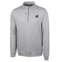 Dawgs | Georgia Cutter & Amp ; Buck Big Tall Stealth Half Zip Pullover Alumni Hall