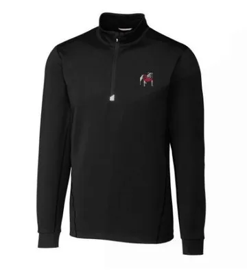 Dawgs | Georgia Cutter & Amp ; Buck Big Tall Traverse Half Zip Pullover Alumni Hall