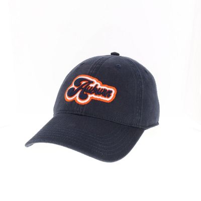  Aub | Auburn Legacy Youth Groovy Font Adjustable Hat | Alumni Hall