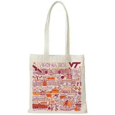  Hokies | Virginia Tech Julia Gash Slim Canvas Tote | Alumni Hall