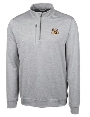 Lsu | Cutter & Amp ; Buck Big Tall Stealth Half Zip Pullover Alumni Hall