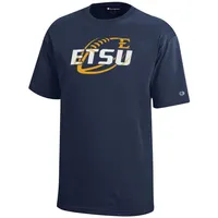 Bucs | Etsu Champion Youth Diagonal Football Tee Alumni Hall