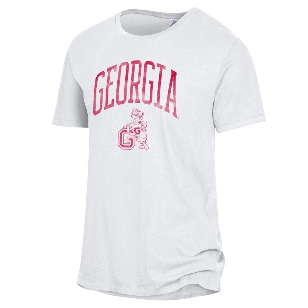 Dawgs | Georgia Arch Leaning Bulldog Tee Alumni Hall