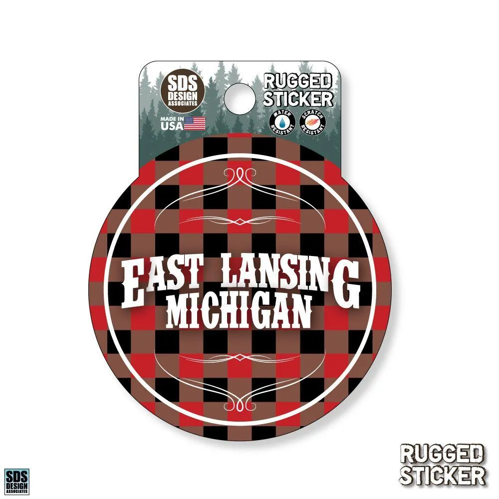  Ahs | Seasons Design Lansing Buffalo Check 3.25  Decal | Alumni Hall