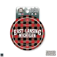  Ahs | Seasons Design Lansing Buffalo Check 3.25  Decal | Alumni Hall