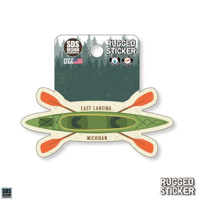  Ahs | Seasons Design Lansing Kayak 3.25  Decal | Alumni Hall