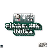  Spartans | Michigan State Seasons Design Stacked Bubble 3.25  Decal | Alumni Hall