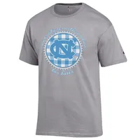 Unc | Champion Women's Script Gingham Tee Alumni Hall