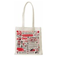  Huskers | Nebraska Julia Gash Slim Canvas Tote | Alumni Hall