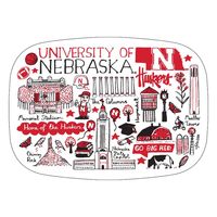  Huskers | Nebraska Julia Gash 14 Inch Serving Platter | Alumni Hall