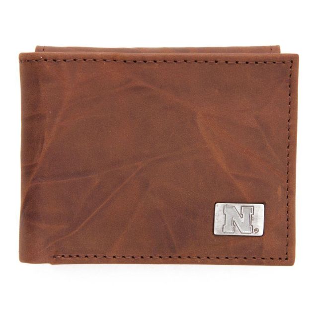 Eagles Wings Men's Florida Gators Leather Secretary Wallet with Concho -  Brown