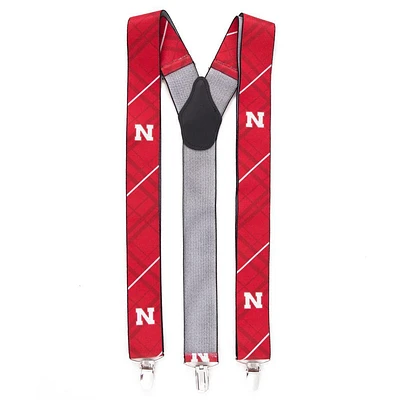 Nebraska Eagles Wings Oxford Suspenders