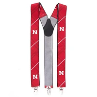 Nebraska Eagles Wings Oxford Suspenders