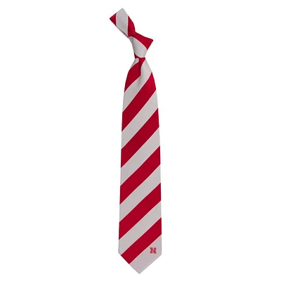 Nebraska Eagles Wings Regiment Stripe Tie