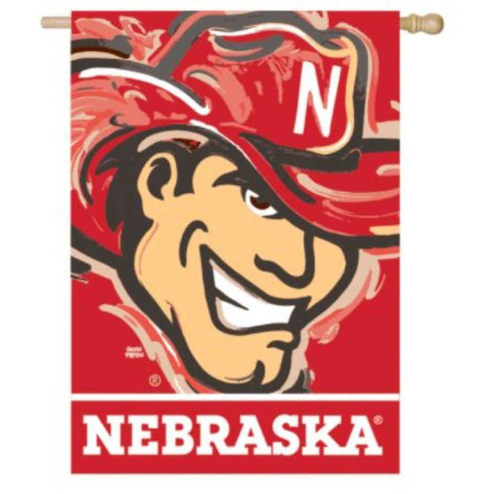 nebraska football flag