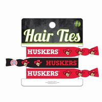  Huskers | Nebraska 3- Pack Hair Ties | Alumni Hall