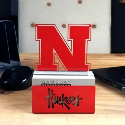  Huskers | Nebraska Business Card Holder | Alumni Hall